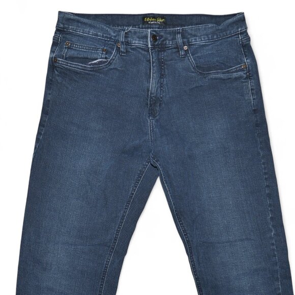 Urban Star Men's Size 36x34 Jeans Dark Indigo Stretch Denim Slimming - Picture 4 of 8